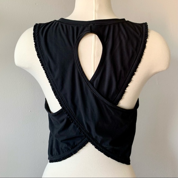 lululemon athletica Tops - Lululemon Fast As Light Muscle Tank *Frilled • Black • Size 6